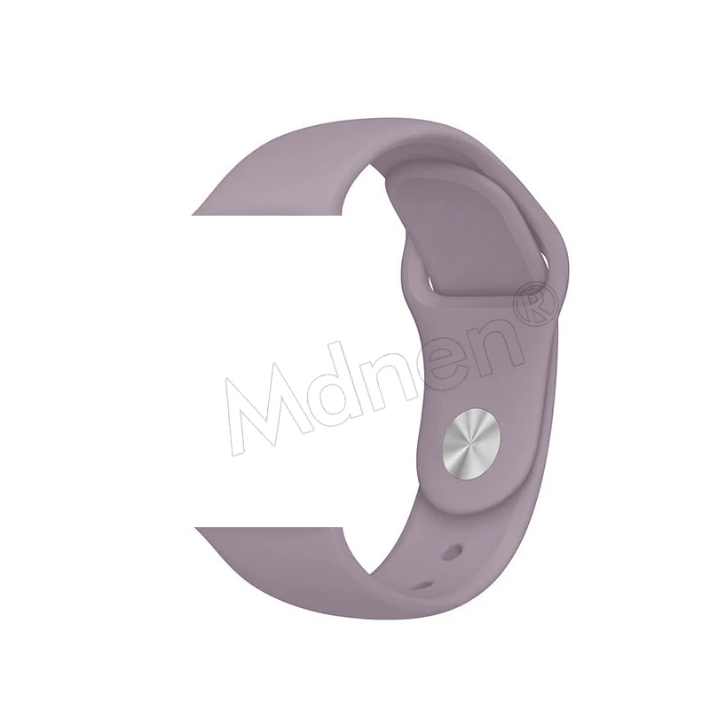Силиконовый ремешок-петля для Apple Watch 42 мм 38 мм Iwatch 5 4 3 2 1 браслет с магнитной пряжкой - Цвет ремешка: 8 Lavender