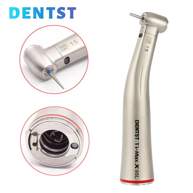 

Зубной инструмент Dentst Dental 1:5, увеличивающий красное кольцо, контр-угол, низкая скорость, Quattro, распылитель воды, низкий нажим, наконечник с оп...