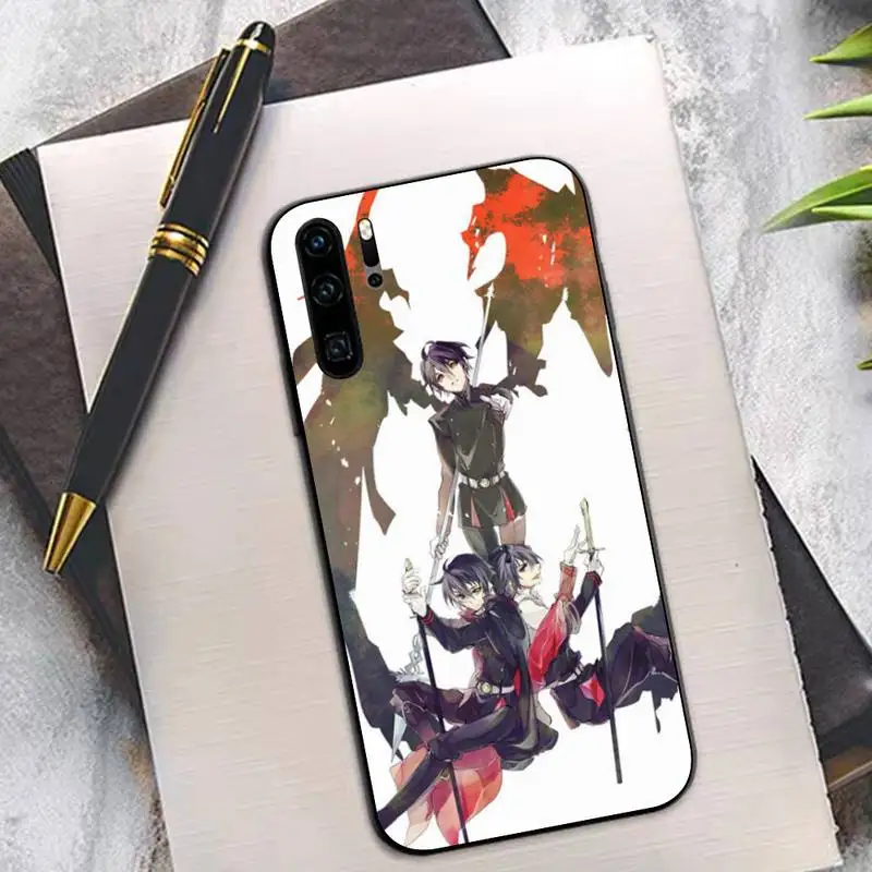 

YNDFCNB Anime Owari no Seraph Of The End Phone Case for huawei P 6 7 8 9 10 20 30 40 pro plus lite p9 lite 2016