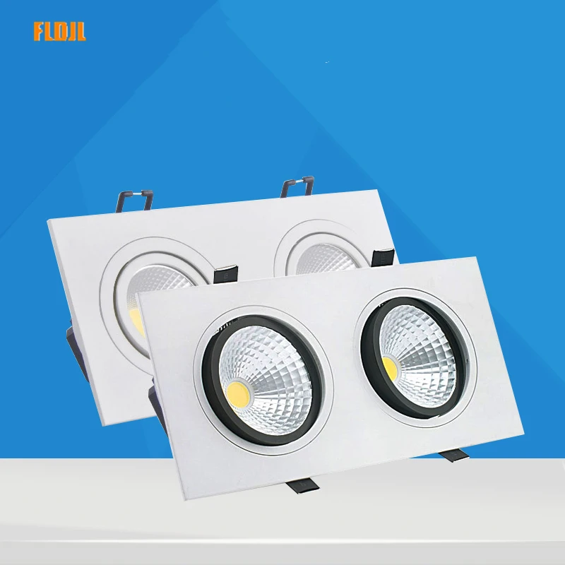 Белый светодиодный светильник с регулируемой яркостью 7 Вт 9 12 15 35 cob led spot 220 В/110 В