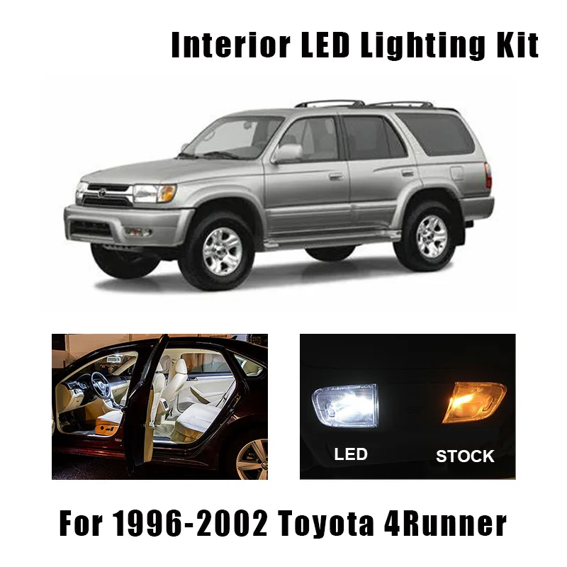 Светодиодный купольный светильник 14 ламп белый для салона карта подходит Toyota