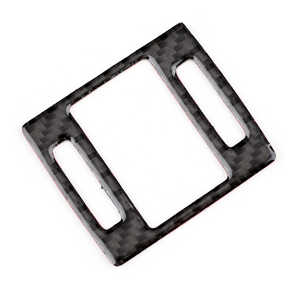 

Left-Hand Drive Interior Decoration Carbon Fiber Warning Light Frame Trim Fit for A6 A7 2012-2018