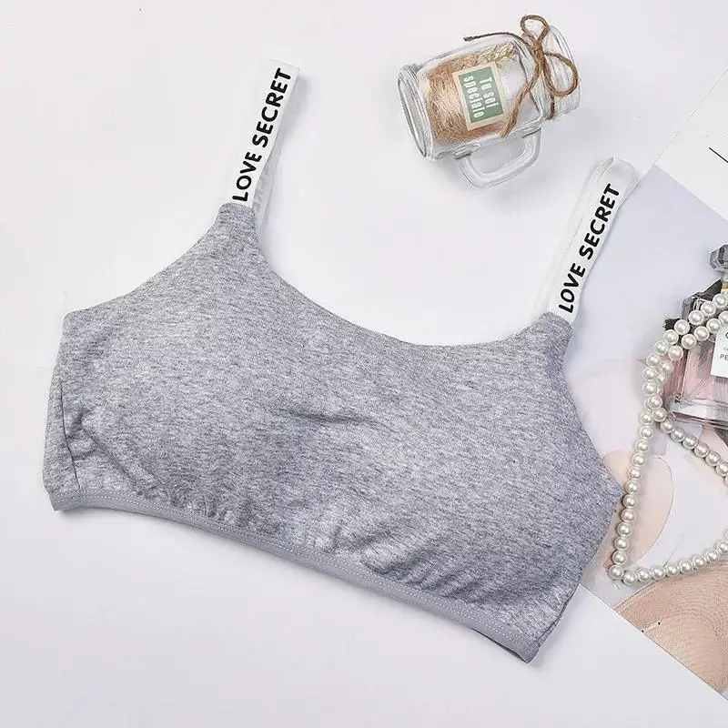 Тренировочный бюстгальтер для девочек тонкий без косточек модное удобное нижнее