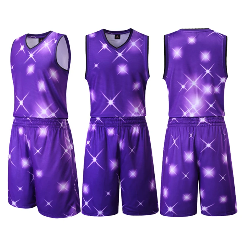 Качественный дышащий модный спортивный костюм с мигающими звездами без рукавов