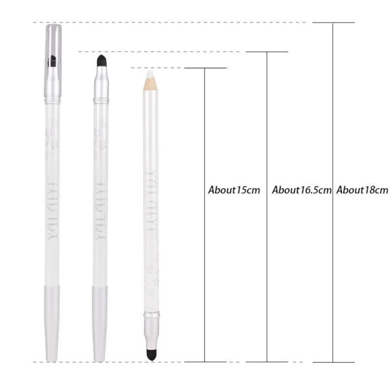Double Eyeshadow Pencil Pearl White Waterproof Pen Eye Shadow Makeup Cosmetics Tools High Light Lasting |