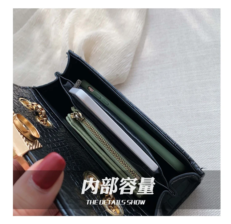 Женская сумка модная крокодиловая на плечо для женщин дизайнерские Брендовые