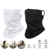 face tube scarf balaclava neck gaiter outdoor cyling running hiking men women headwear triangle hanging ear ice silk scarves