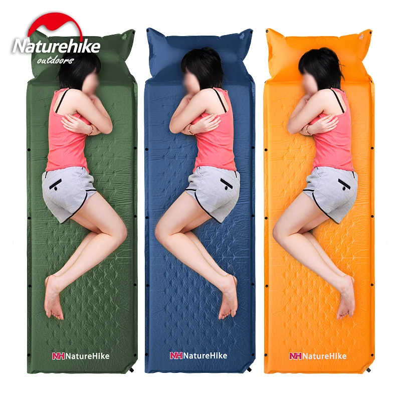 

Naturehike Store Outdoor moisture-proof pad Thickening nap mats Sleeping Pad automatic inflatable spliced mat tent pad