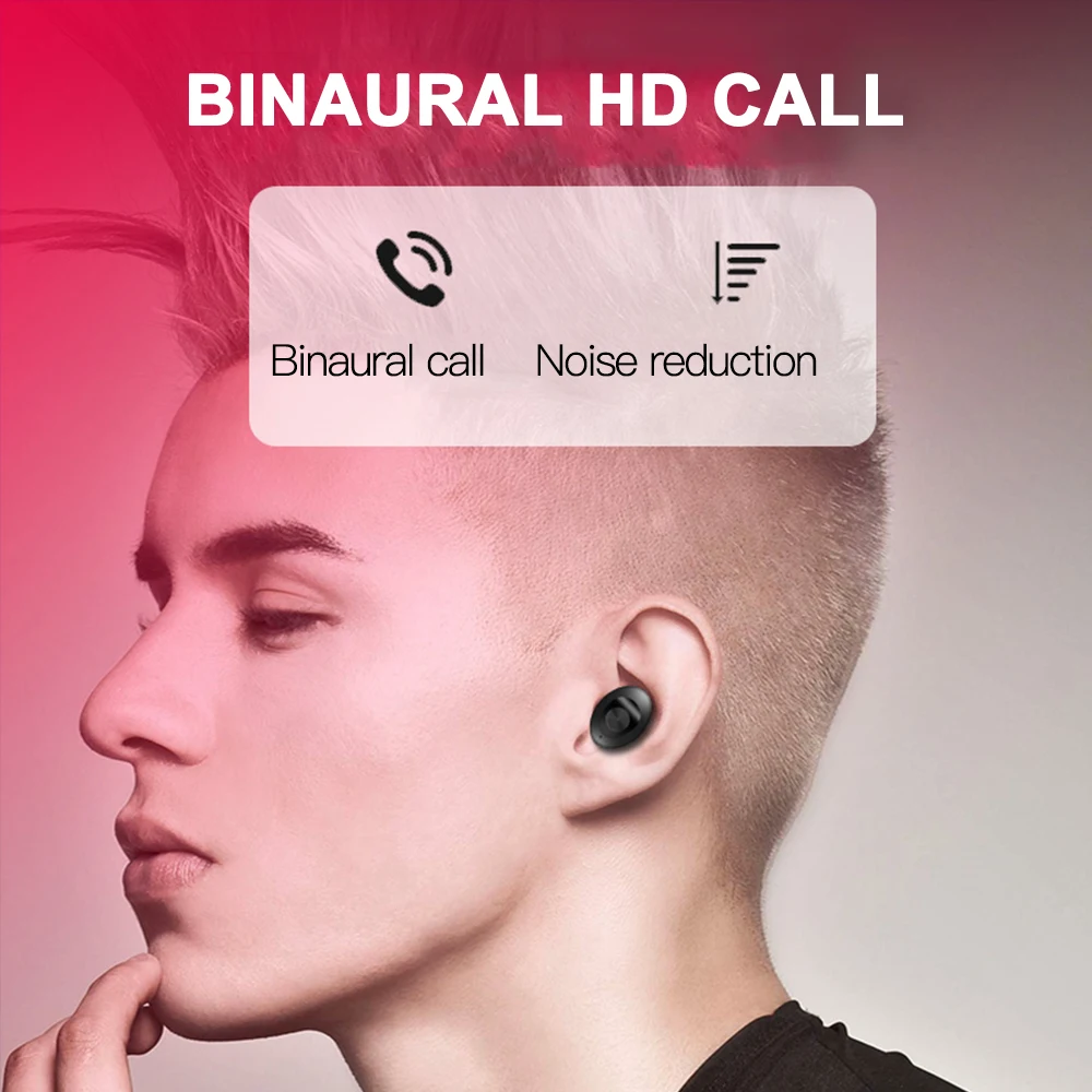 XG12 наушники-вкладыши TWS с Беспроводной наушники Bluetooth 5 0 стерео Earbus hi-fi звук