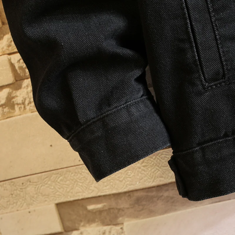 2021 новая весенняя и осенняя мужская куртка модная трендовая джинсовая высокого