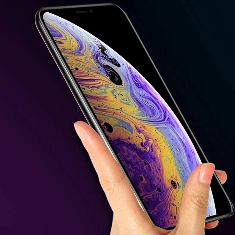 Для Apple iPhone 11 Pro 11Pro Max закаленное стекло анти синий фиолетовый светильник