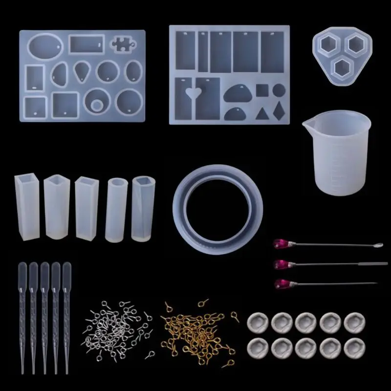 

Силиконовые кристаллы, искусственные подвесные украшения, форма для подвесок, форма для засушенных цветов из смолы, декоративные поделки «...