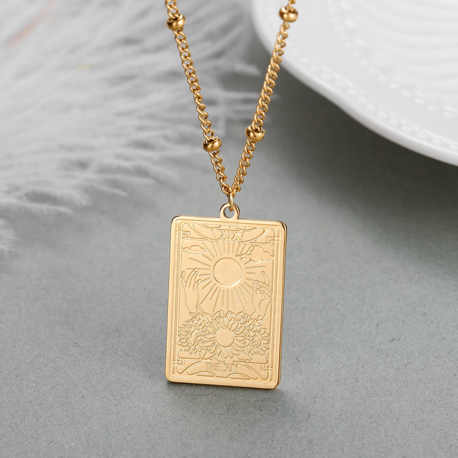 Ожерелье для женщин с именем из нержавеющей стали | Украшения и аксессуары