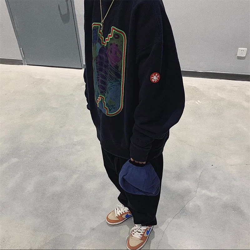 

2020fw Cav Empt CE OVERDYE EMB FRAME CREW NECK Men Woman CavEmpt Crewneck