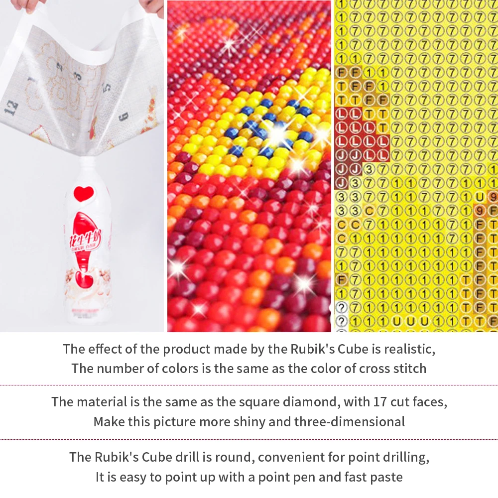 Полная квадратная алмазная живопись 5D DIY мозаичная картина выполненная в технике