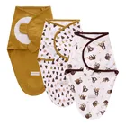 Для новорожденных Детское одеяло Обёрточная бумага из мягкого хлопка для ребенка, спальный мешок для детей от 0 до 6 месяцев младенческой полотенце; Аксессуары; Прямая поставка