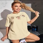 Женская футболка с принтом трех ангелов, стильная хипстерская футболка в стиле ретро