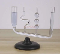 glass connector with base junior high school physical mechanics liquid pressure experimental equipment teaching instrument