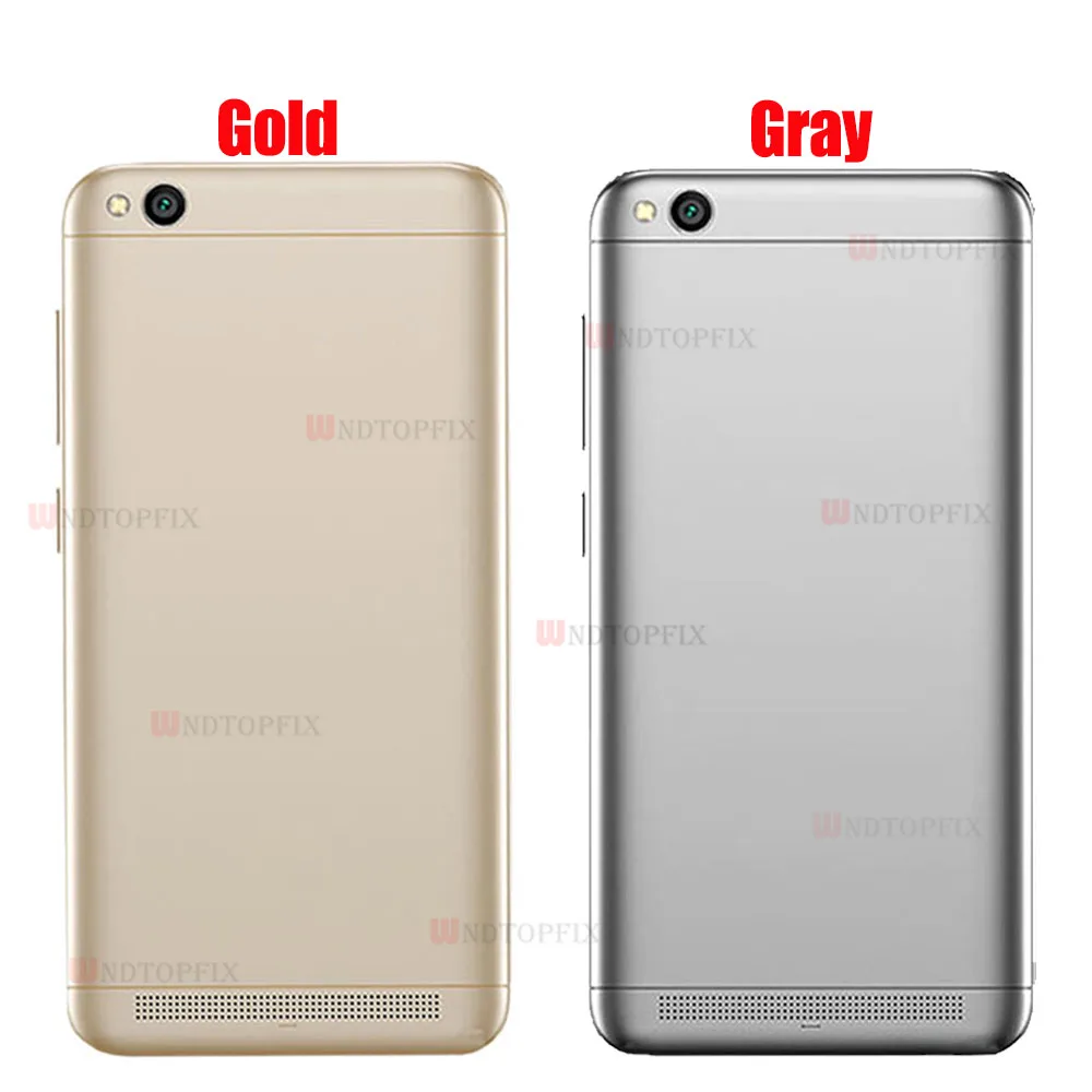 Новинка для Xiaomi Redmi 5A задняя крышка батарейного отсека Корпус с боковым ключом со