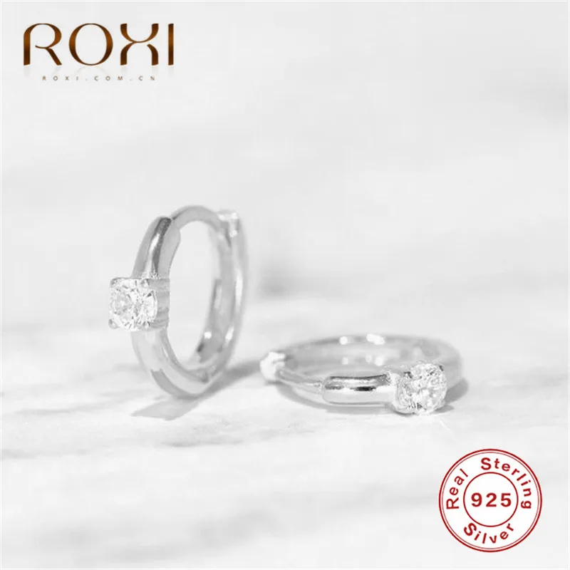 Женские классические серьги из серебра 925 пробы с четырьмя креплениями |