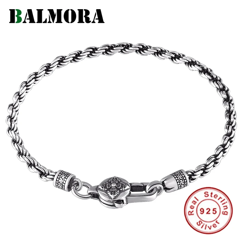 Браслет из серебра 925 пробы с сутрой шести слов для мужчин и женщин|Гибкие жесткие