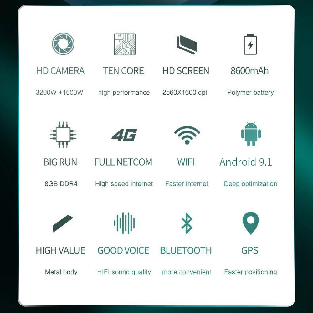 

10,1- 6 10,1 Android 4G 10