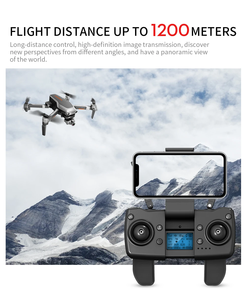 L109 Pro X1 PRO GPS Drone 4K Two-Axis Anti-Shake Gimbal Camera HD 5G WIFI FPV Brushless Motor 1.2km Long Distance RC Quadcopter