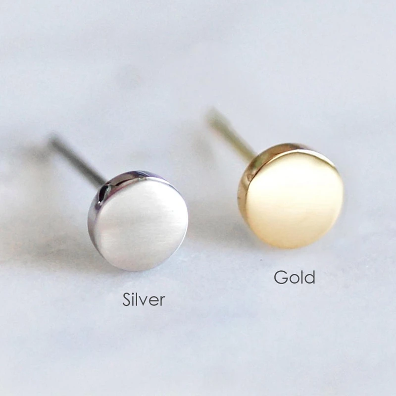 F.I.N.S трехцветные серьги гвоздики из нержавеющей стали для женщин офисные женские