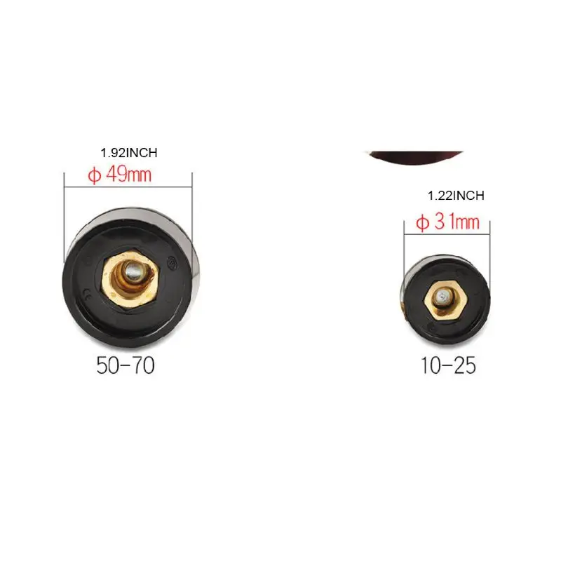 

LXAC Europe Welder Quick Fitting Male Cable Connector Socket DKJ 10-25 50-70 Adaptor