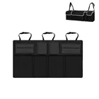 Регулируемый для заднего сидения автомобиля, сумка для хранения универсальный большой Ёмкость Органайзер из Оксфорда держатель для напитков бутылка для хранения для автомобилей багажник