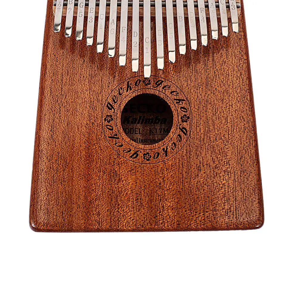 GECKO 17 клавишная клавиатура калимба мбира африканская для большого пальца пианино