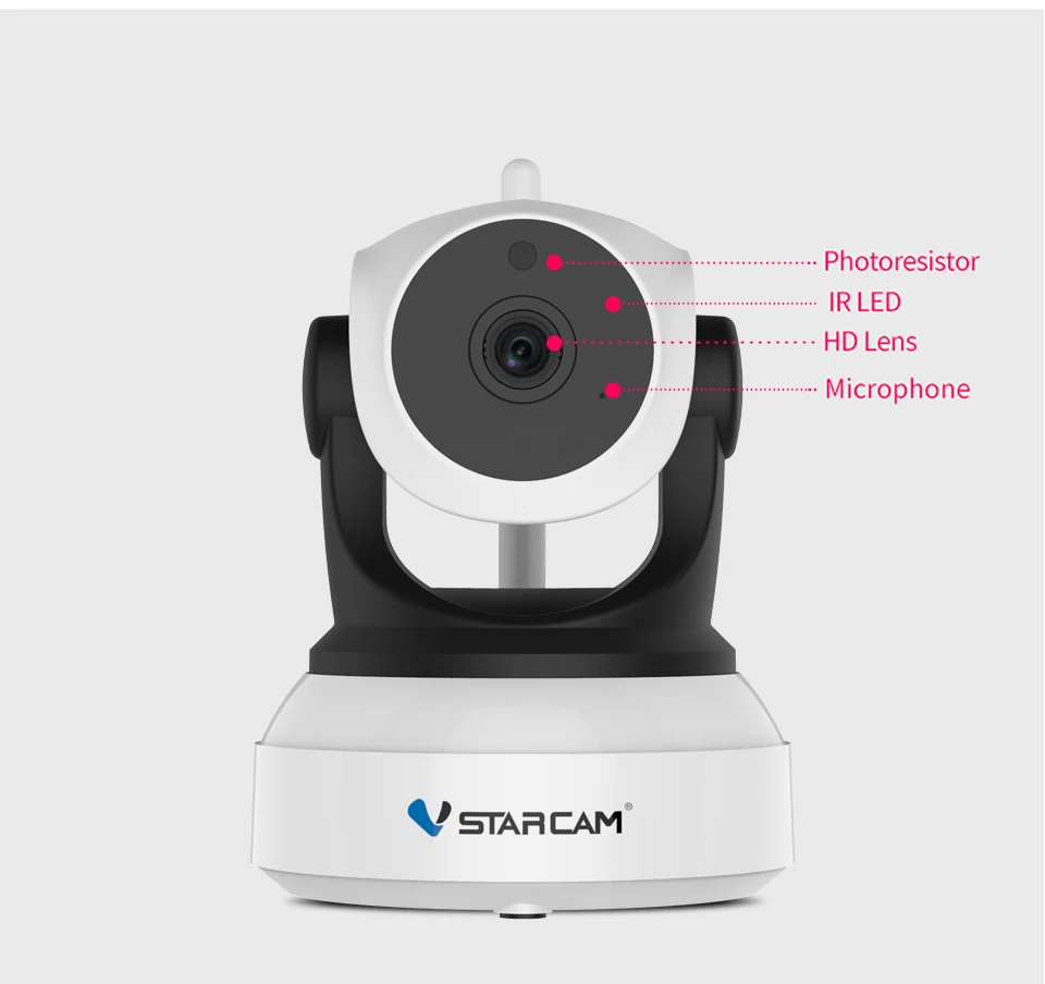 Vstarcam, видеонаблюдение, Wifi, IP камера, 720 P, 1080 P, HD CCTV, камера безопасности, P2P, для помещений, ИК, ночное видение, PTZ камера, Мобильный вид