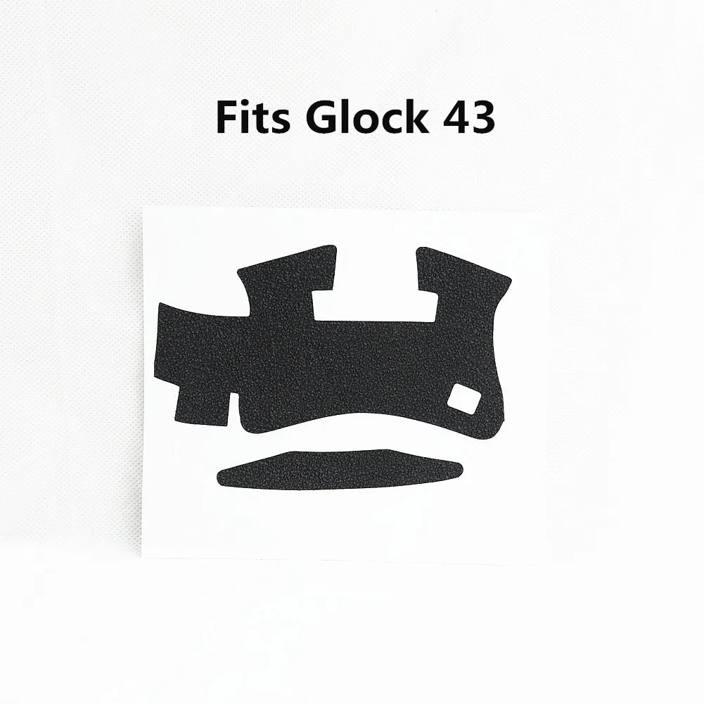 Нескользящая резиновая текстурная клейкая лента на заказ для Glock 43 Пистолетная ручка кобура Magwell клейкая 9 мм аксессуары для журналов