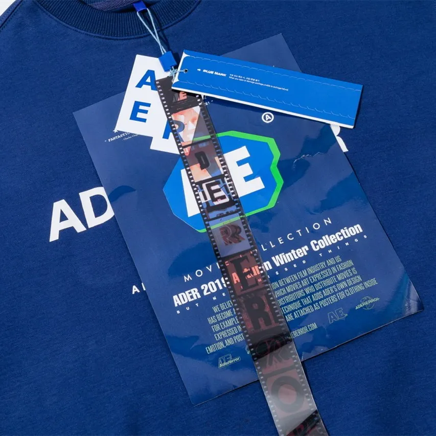 Adererror Толстовка 2020 для мужчин женщин зеленой земле и вышитой буквой свитера с