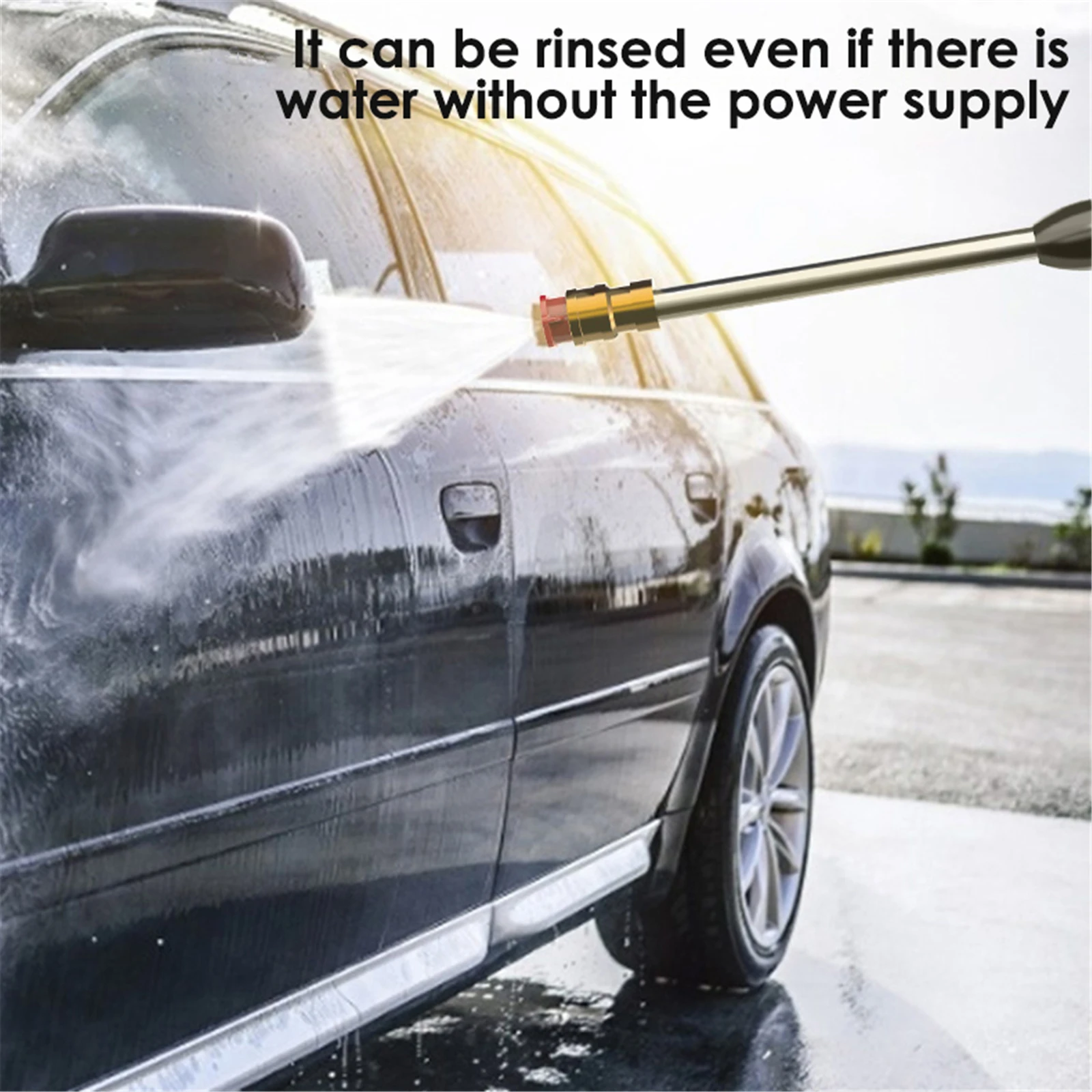 

AUPORO Cordless Pressure Washer 24V 4000mAh 200W Max 400PSI Battery-Powered Portable Power Washer for Car Cleaning Works