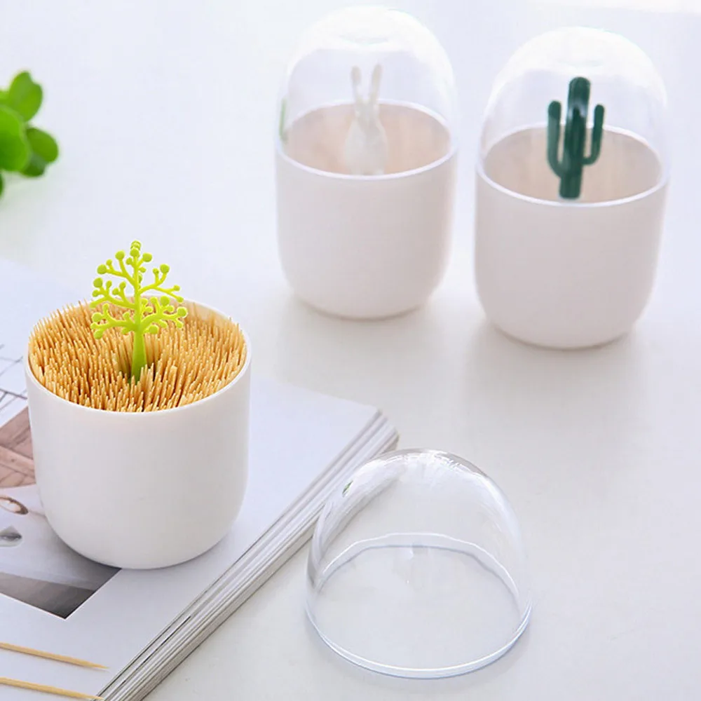 Макияж хлопок тампон Органайзер креативное животное Дерево Подставка Для