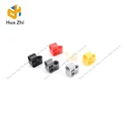 10 шт., 44809 контактный разъем, перпендикулярный 2x2, бентовые строительные блоки, детали MOC, сделай сам, развивающие строительные игрушки, кирпич