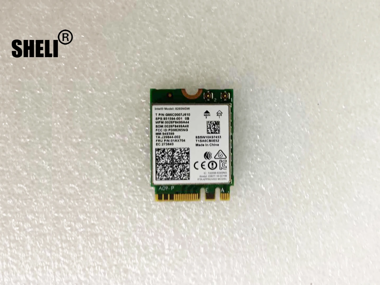 

For lenovo X270 T470 T570 E470 FRU 01AX704 Intel Dual Band Wireless-AC 8265 NGFF