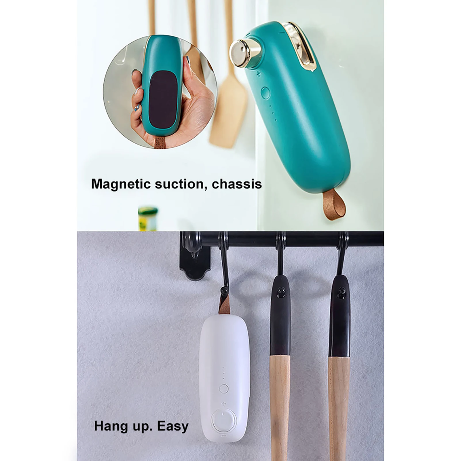 

Portable Mini USB Charging Pressure Sealing Machine Snack Plastic Bag Clip Three Levels Heat Sealer Kitchen Home Food Reserved