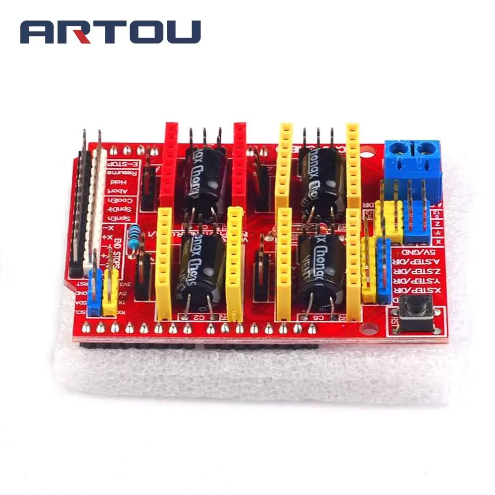 1 шт. V3 гравер 3d принтер CNC Щит Плата расширения A4988 Драйвер|driver a4988|driver 3ddriver board |