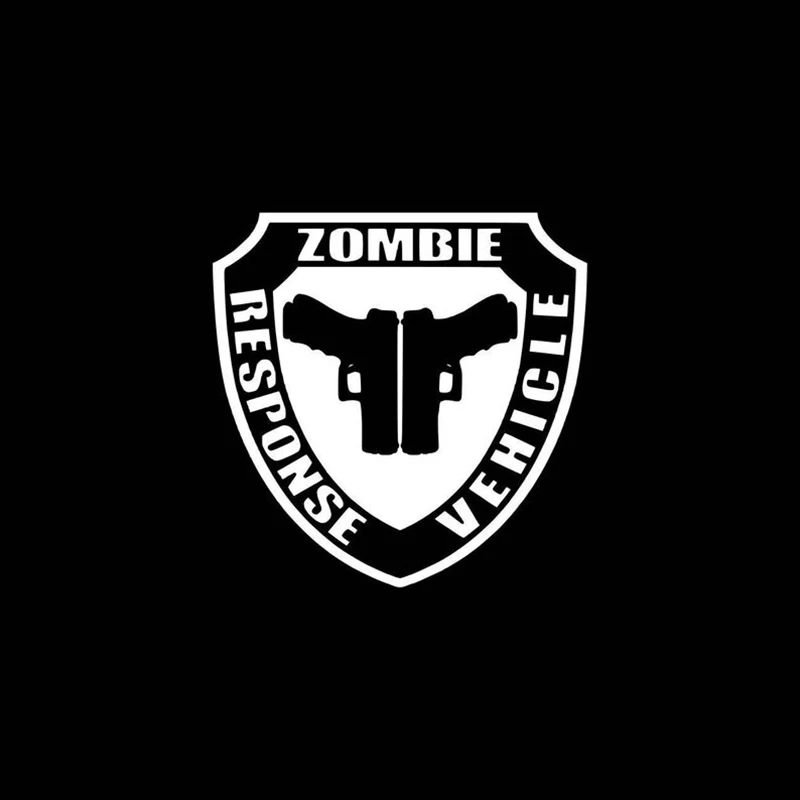 Черные/Серебряные наклейки на автомобиль с эффектом зомби художественный Декор