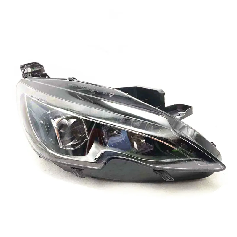 

LED Headlight DRL Daytime Running Light for Peugeot 308 408 2016-2018 high low beam автомобильные товары