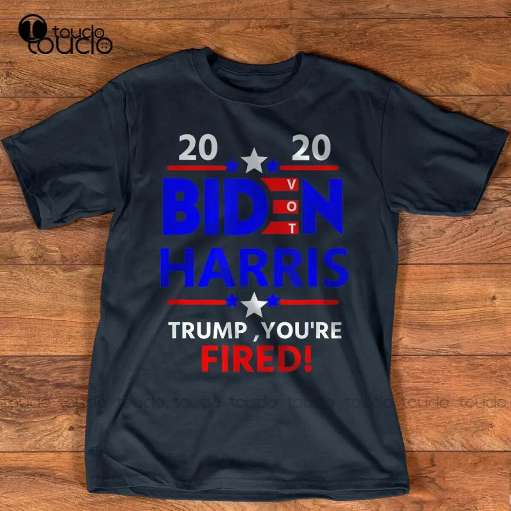 

Joe Biden Harris Kamala 2020 Election Trump Your Fired! T-Shirt Custom aldult Teen unisex digital printing Tee shirt