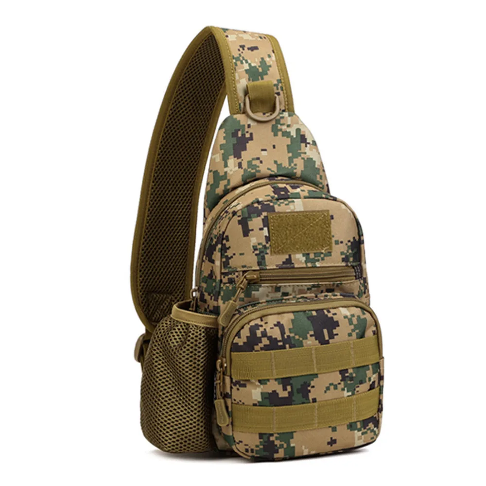 Дешево Рюкзак Assualt в стиле милитари, слинг-рюкзак, сумка для бутылки с водой, повседневная нейлоновая сумка высокого качества 1000D, мужские сумки чер...