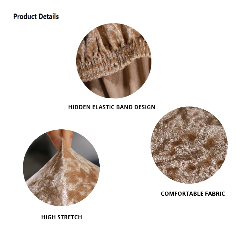 

1/2/4/6 Pcs XL Size Plain Dining Chair Cover Spandex Elastic Chair Slipcover Case Stretch Chair Cover for Wedding Hotel Banquet