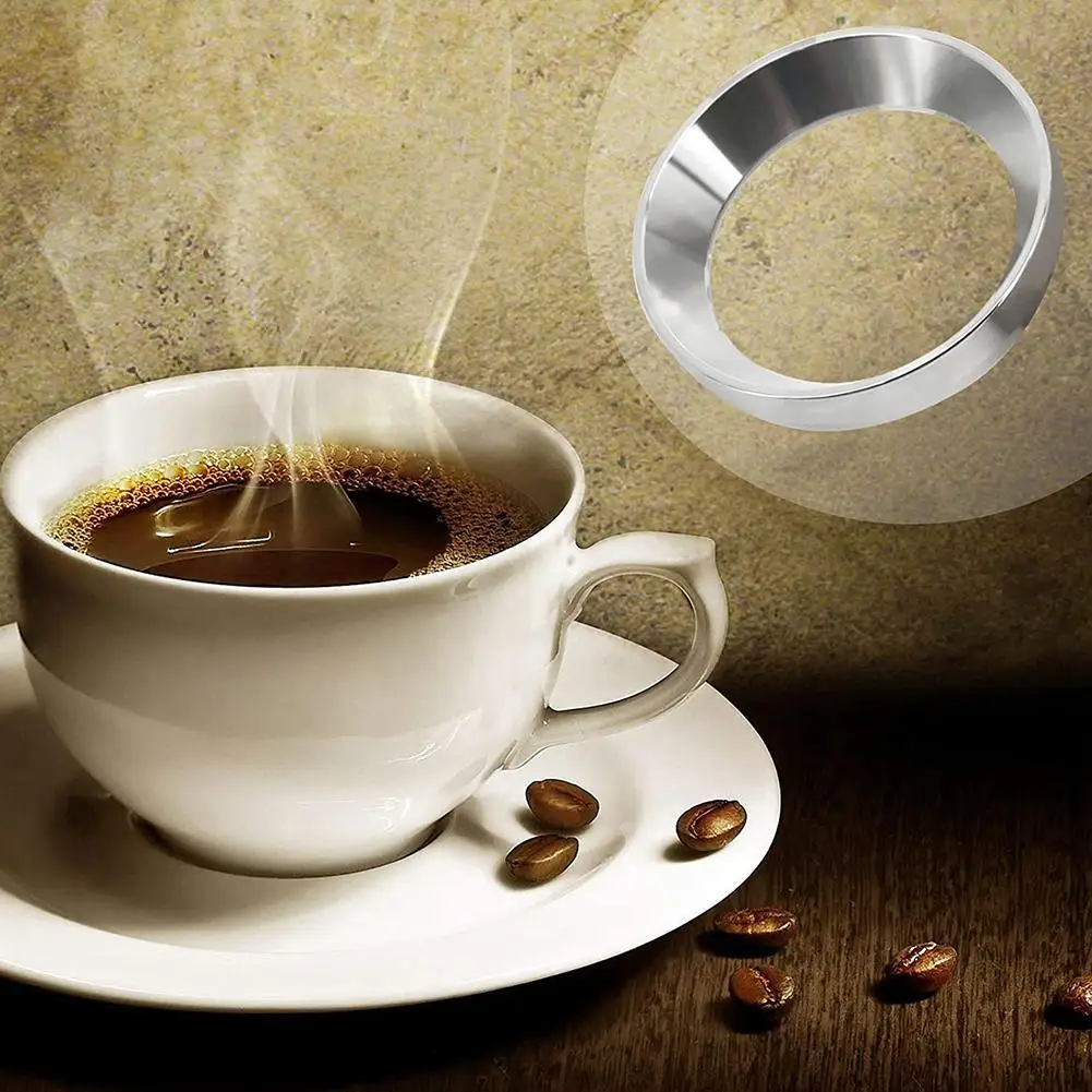 

51/53/58Mm Espresso Coffee Dosing Ring - Portafilters For Espresso Replacement Filter Coffee Ring F3R6