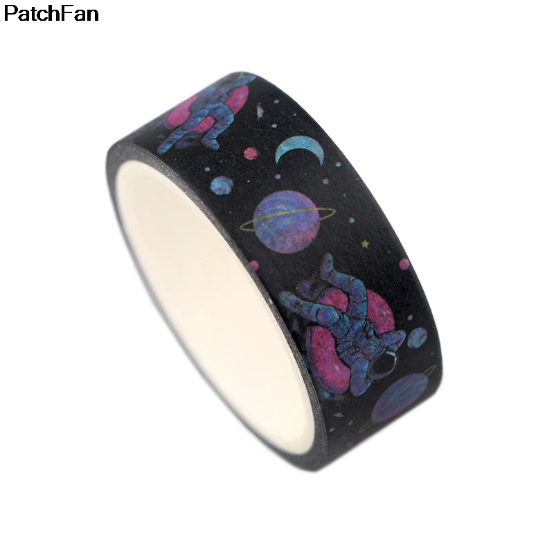Patchfan астронавт в космосе DIY Скрапбукинг клейкая бумага Васи маскирующая лента печатные узоры наклейки A2388