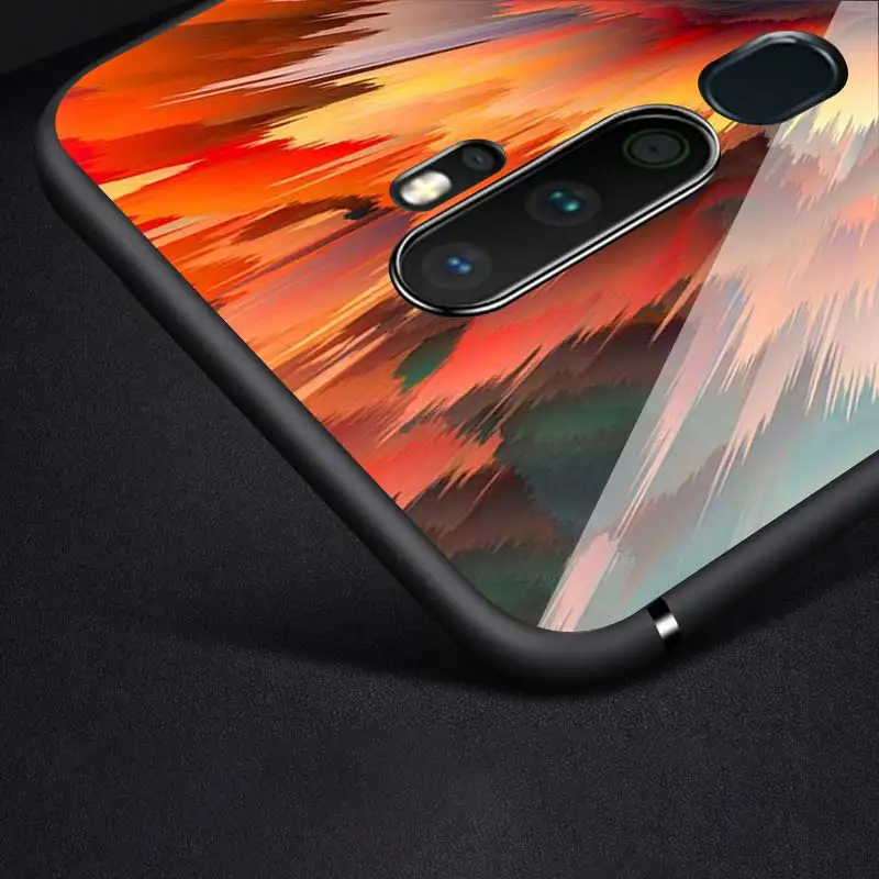 

Color Beauty Fundas for OPPO Reno 2 Z 2Z 2F 3 4 Pro 5G F7 A5 A9 2020 Super Bright Black Phone Case Soft Cover Shell