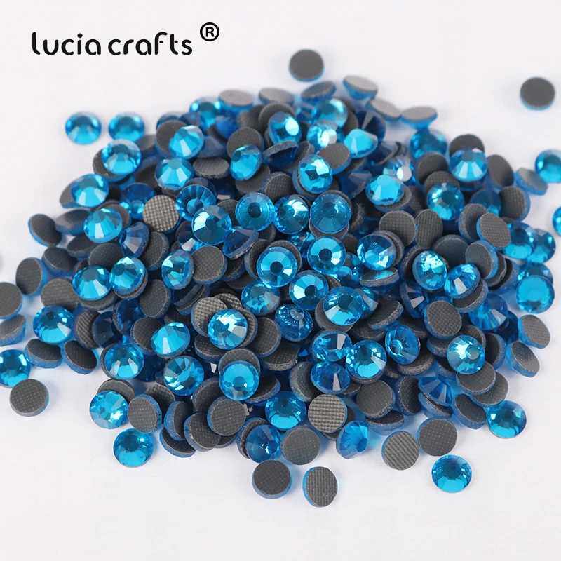 Стразы Lucia Crafts 2/3/4/5/6 мм с плоской задней стороной железные стразы из хрустального