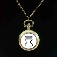1pcslot ninja sand pocket watch character pendant necklace accessories gift cosplay prop cos anime toys quartz